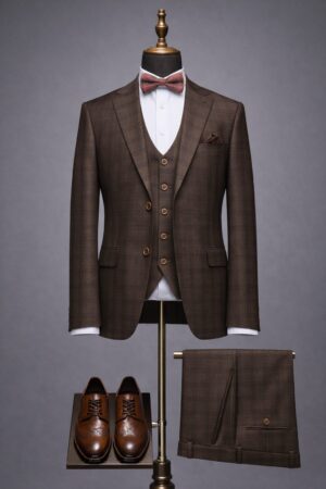 Костюм мужской тройка Brown